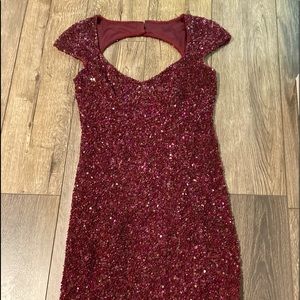 EXCELLENT CONDITION THEIA cocktail dress beaded